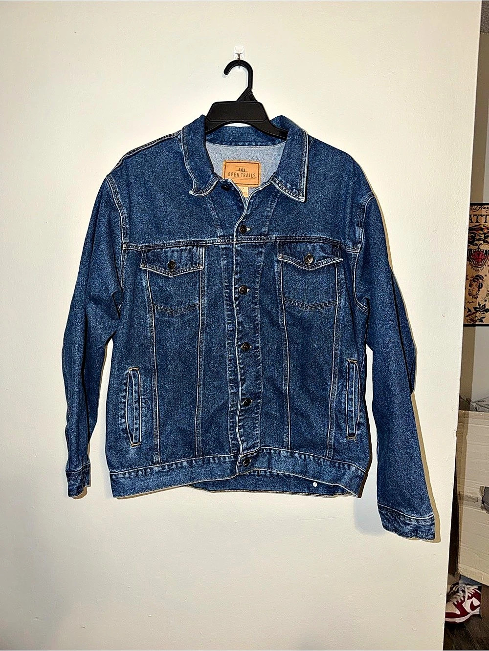 Open Trails Authentic Stonewashed Denim Jacket